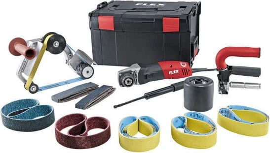 Flex BSE 14-3 INOX Set Elektro-Bandschleifer inkl. L-Boxx + Zubehör