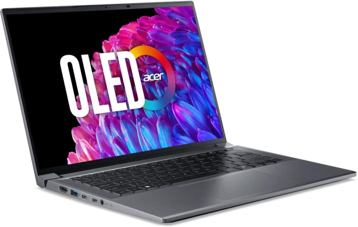 Acer Swift X 14 OLED SFX14-72G-57B5, Steel Gray, Core Ultra 5 125H, 32GB RAM, 1TB SSD, GeForce RTX 4050, DE