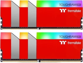 Thermaltake Toughram RGB Memory Racing Red UDIMM 16GB Kit, DDR4-3600, CL18-19-19-39