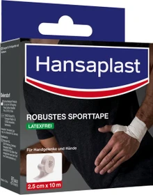 Hansaplast Robustes Sporttape 2.5cm x 10m weiß, 1 Stück
