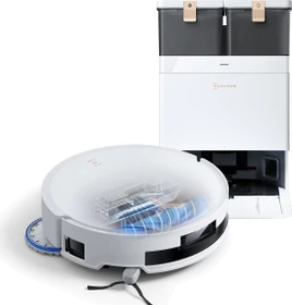 Ecovacs Deebot T50 Max Pro Omni Saug-/Wischroboter weiß inkl. Absaug-/Reinigungsstation