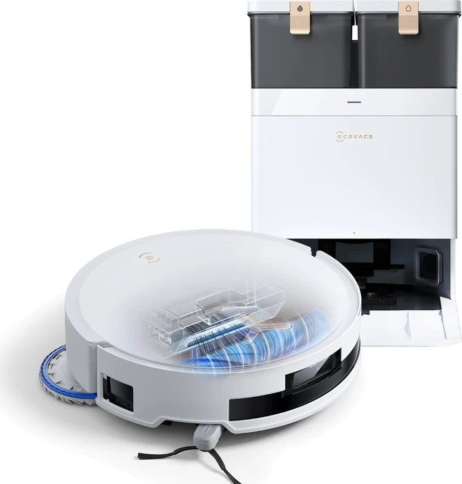 Ecovacs Deebot T50 Max Pro Omni Saug-/Wischroboter weiß inkl. Absaug-/Reinigungsstation