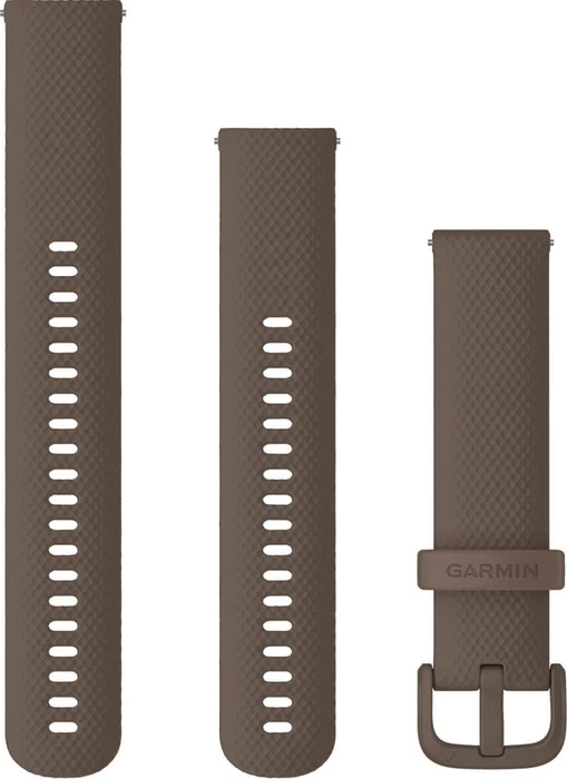 Garmin Schnellwechsel Ersatzarmband 20mm Silikon cocoa
