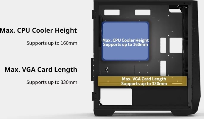 Zalman Z1 Iceberg_Black, schwarz, Glasfenster