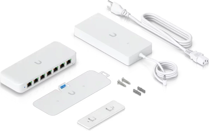 Ubiquiti UniFiSwitch Ultra Desktop Gigabit Smart Switch, 8x RJ-45, 210W PoE++