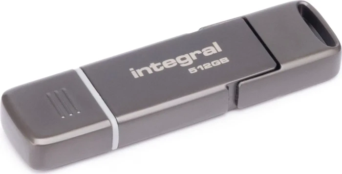 Integral SlimXpress Dual USSD 512GB Dark Bronze, USB-A + USB-C, USB 3.2 Gen 2×1