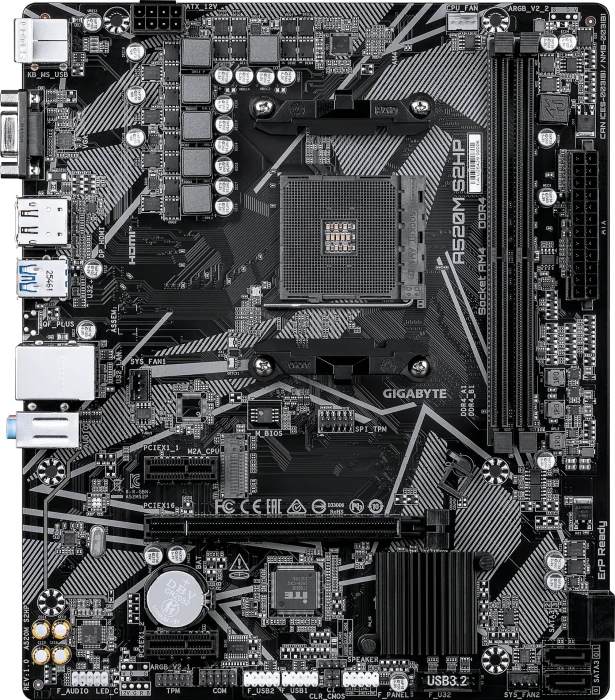 GIGABYTE A520M S2HP (AMD AM4)