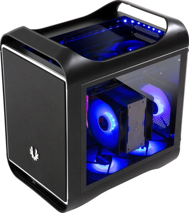 BitFenix Prodigy M 2022 ARGB, schwarz, Glasfenster