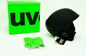 UVEX Jakk+ Octo+ Helm black/lime mat