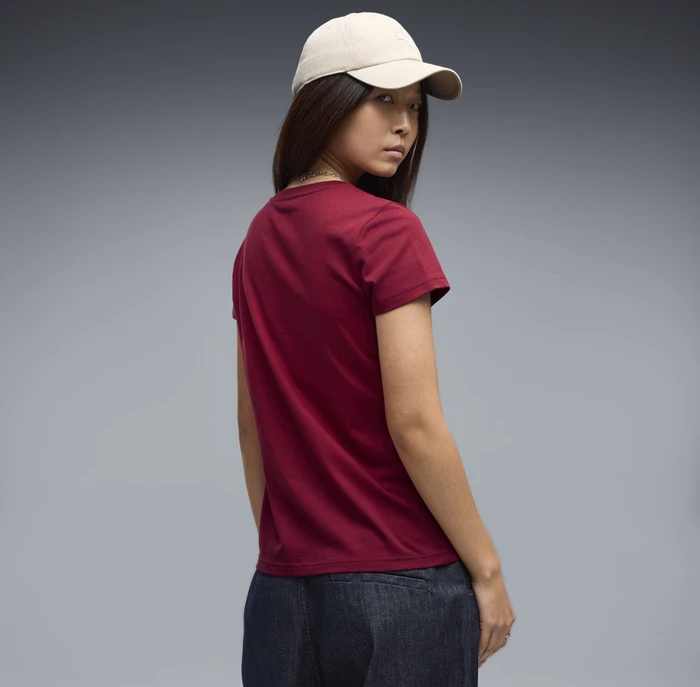 Puma ESS No. 1 Logo T-Shirt kurzarm garnet glow