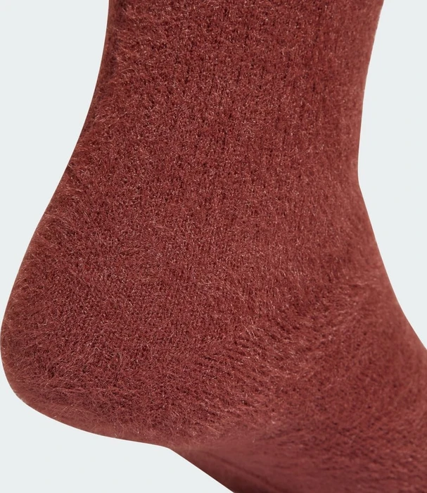 adidas Fluffy Crew Socken wonder quartz/off white, 2 Paare