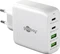goobay 4-Port GaN Netzteil, USB-C/USB-A, 2x USB-C + 2x USB-A, 68W, weiß Vorschaubild