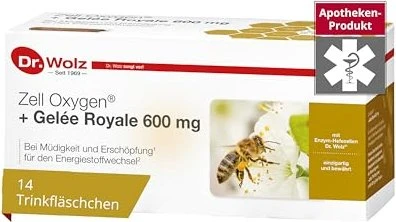 Zell Oxygen + Gelee Royale 600 mg Trinkampullen, 280 ml Image