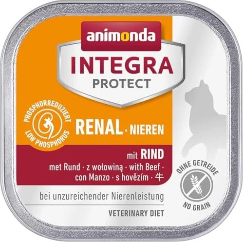 animonda Integra Protect Nieren mit Rind, 1.60kg (16x 100g)