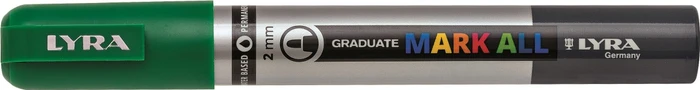 Lyra Graduate Mark All Permanentmarker 2mm saftgrün
