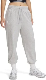 Under Armour Rival French Terry Trainingshose lang mod grey light heather/weiß (Damen)