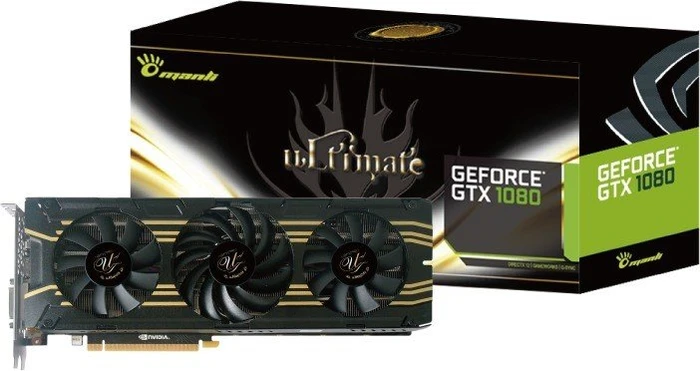 Manli GeForce GTX 1080 Ultimate, 8GB GDDR5X, DVI, HDMI, 3x DP