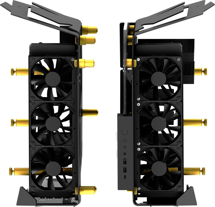 FSP T-WINGS CMT710, gold, Glasfenster