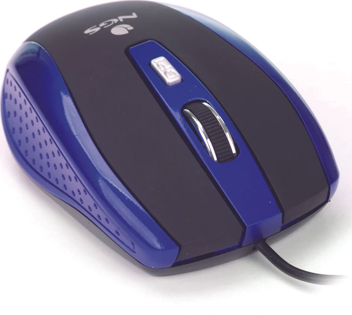 NGS Tick Wired Mouse blau, USB