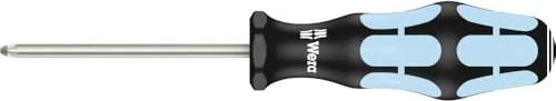 Wera Kraftform Edelstahl 3355 Pozidriv Schraubendreher, PZ1x80mm