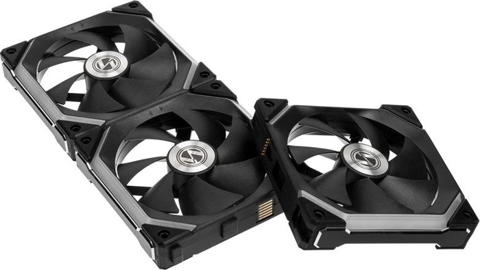 Lian Li Uni Fan SL120 RGB, schwarz, LED-Steuerung, Lüftersteuerung, 120mm, 3er-Pack