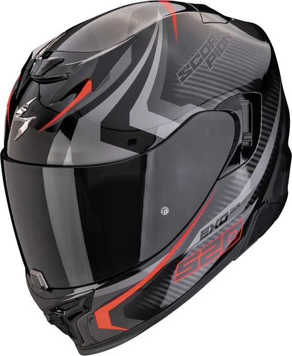 Scorpion EXO-520 Evo Air Terra schwarz/silber/rot