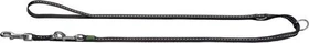 Hunter Verstellbare Leine Tripoli 10/200 67122 Nylon reflektierend, schwarz