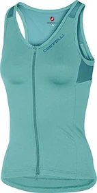 Castelli Solare Trikot ärmellos light turquoise/marine blue (Damen)