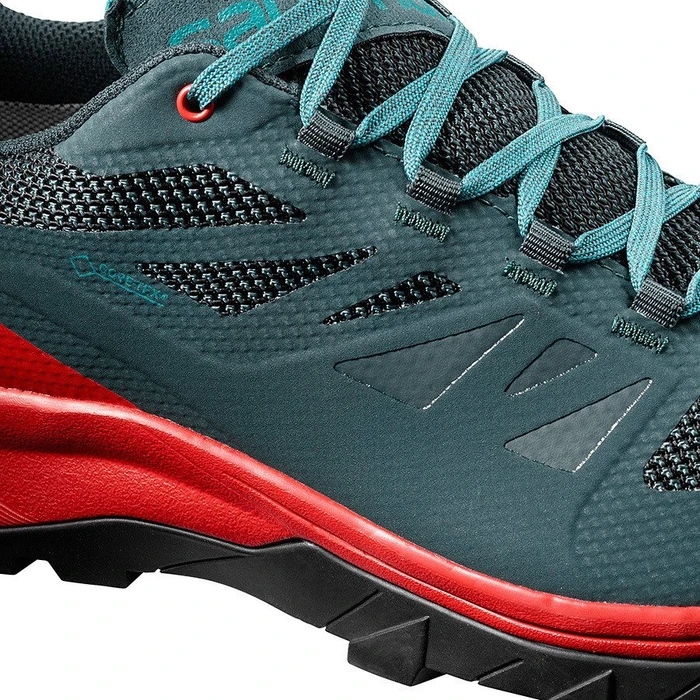 Salomon OUTline GTX reflecting pond/high risk red/deep lake (Herren)