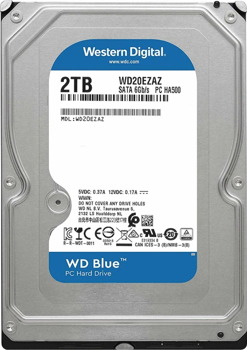 Western Digital WD Blue 2TB, 512e / 3.5" / SATA 6Gb/s