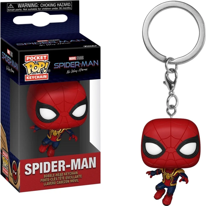 FunKo Pop! - Marvel Spider-Man No Way Home - Spider-Man Schlüsselanhänger