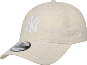 New Era 9TWENTY New York Yankees Linen Kappe light beige