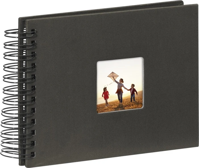 Hama Spiralalbum Fine Art 24x17 / 50 schwarz Seiten schwarz