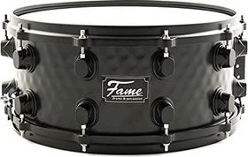 Fame FSS-65 Hammered Black Steel Snare 14x6.5"
