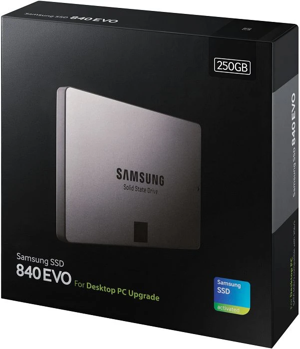 Samsung SSD 840 EVO - Desktop Upgrade Kit 250GB, 2.5" / SATA 6Gb/s
