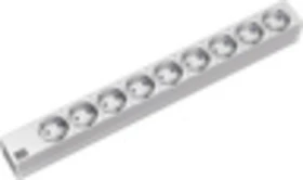 Bachmann 19" IT PDU Basic ALU, 1HE, 9-fach, 230V, grau, 2m