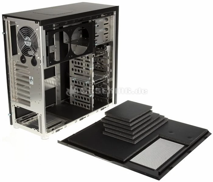 Lian Li PC-10NB schwarz, schallgedämmt