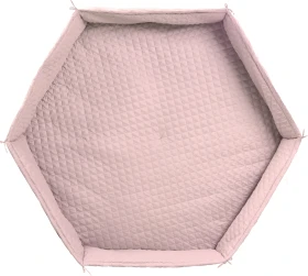 roba Laufgittereinlage Roba Style 6-eckig mit Seitenpolsterung rosa/mauve