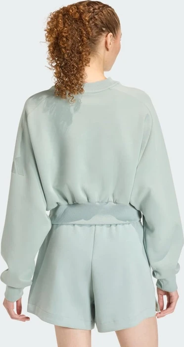 adidas Weiches Lux Loose Sweatshirt wonder sage (Damen)