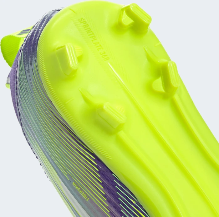 adidas F50 League Laceless FG/MG purple rush/cloud white/lucid lemon (Junior)