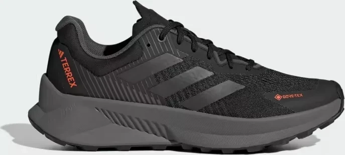 adidas Terrex Soulstride Flow GTX core black/grey six/impact orange (Herren)