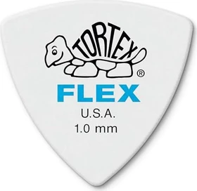 Dunlop Tortex Flex Triangle Pick, 1.0mm, 6-Pack