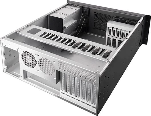 SilverStone RM42-502, Rackmount Storage, schwarz, 4HE, ATX