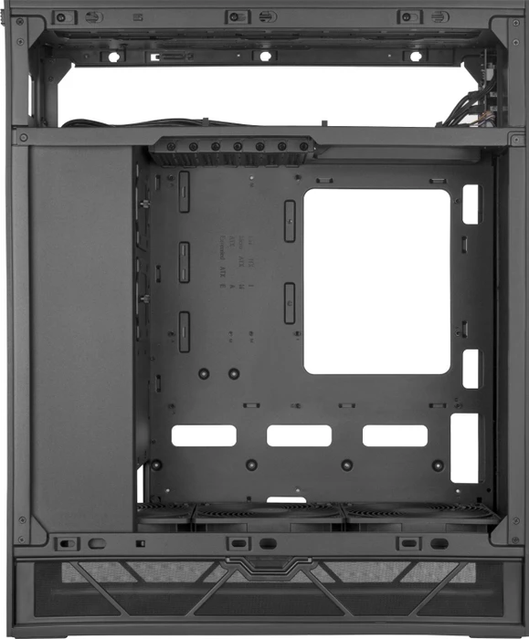 SilverStone Alta F1 Black, schwarz, Glasfenster