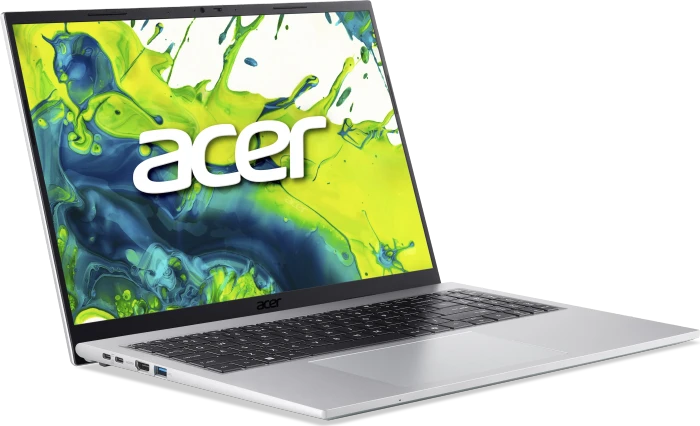 Acer aspire go 16 ag16-71p-582p | 16″ wuxga ips | intel core 5 120u | 16gb ddr5 512gb ssd | windows 11 | prenosnik 2 Acer aspire go 16 ag16-71p-582p pure silver odprt stranski pogled