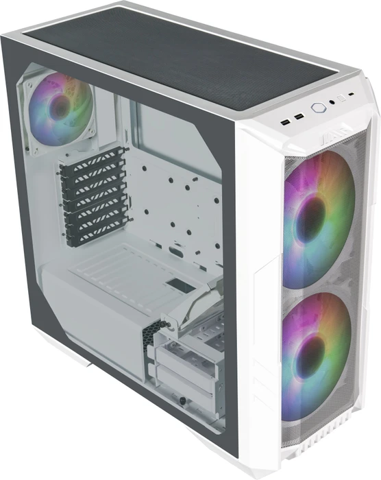 Cooler Master HAF 500, weiß, Glasfenster