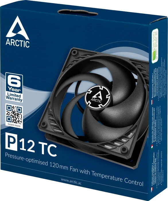 ARCTIC P12 TC schwarz, 120mm