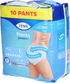 Tena Pants protect+ Plus Schutzhose Größe L,    10 Stück