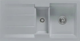 systemceram Genea 100 F Einbau Becken reversibel titan