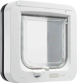 Sure Petcare SureFlap Microchip Katzenklappe, weiß/grau